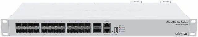 Main image of Mikrotik CRS326-24S+2Q+RM 2 x 40 Gbps QSFP+ ports and 24 x 10 Gbps SFP+ ports