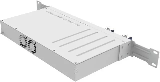 Alt view image 3 of 5 - MikroTik CRS504-4XQ-IN Cloud Router Switch 650MHz 4xQSFP28 Compatible with 40G.
