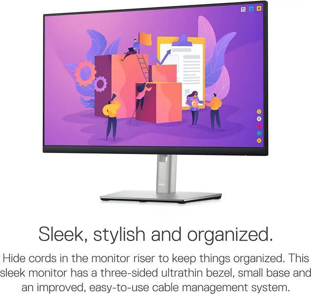 Alt view image 2 of 20 - Dell 23.8 Inches Full HD 1080p Monitor,60 Hz IPS Technology, ComfortView Plus Technology Ultra Thin Bezel