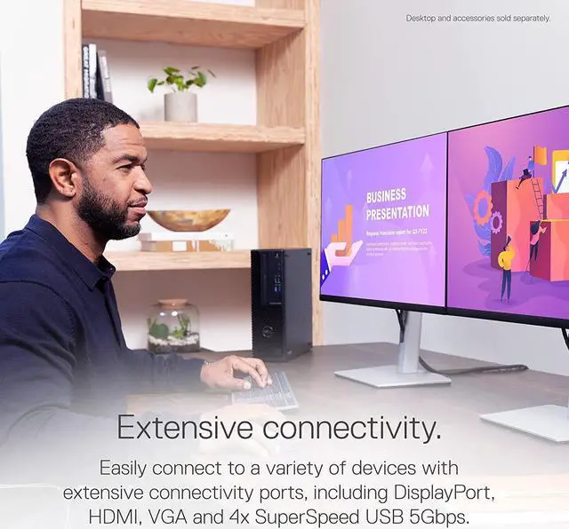 Alt view image 7 of 20 - Dell 23.8 Inches Full HD 1080p Monitor,60 Hz IPS Technology, ComfortView Plus Technology Ultra Thin Bezel