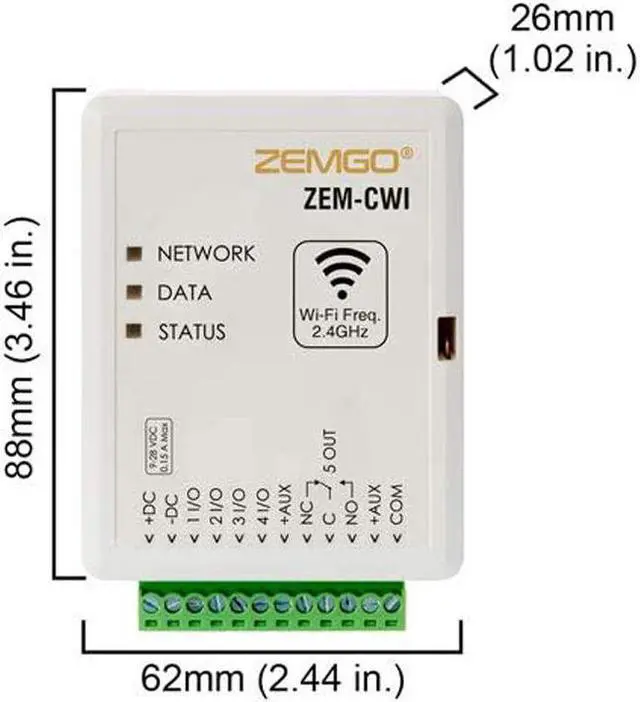 Alt view image 2 of 7 - Smart Mobile WiFi Controller for Access Control with Android + Apple App, Web Browser + Smartphone Remote Viewing, Inswinging Door 600lbs Double Maglock, Indoor Keypad/Reader Kit
