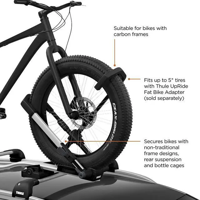 Alt view image 5 of 7 - Thule UpRide Roof Bike Rack
