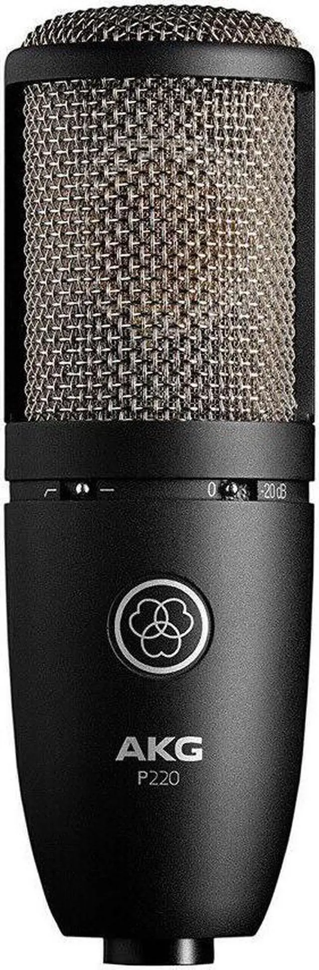 Alt view image 2 of 7 - AKG P220 High-Performance Condenser Microphone Bundle with Accessory