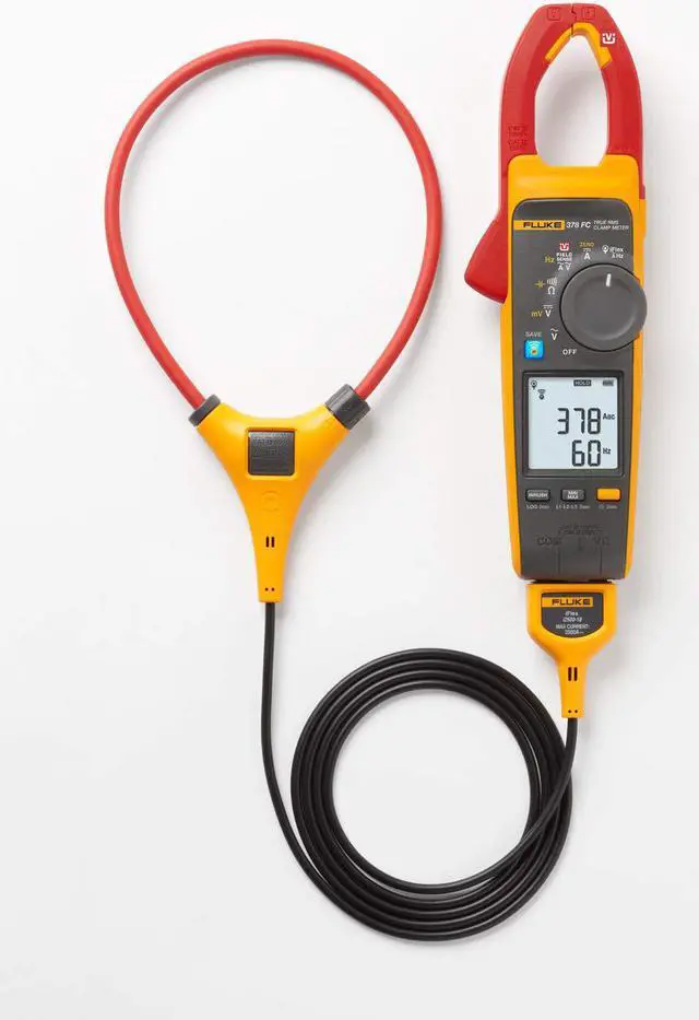 Alt view image 3 of 4 - Fluke 378FC AC/DC TRMS Non-Contact Voltage Wireless Clamp w/PQ Indicator & iFlex