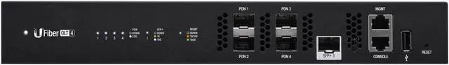 Alt view image 4 of 5 - Ubiquiti U Fiber OLT UF-OLT-4 4-Port GPON Optical Line Terminal with 3 GPON / 1