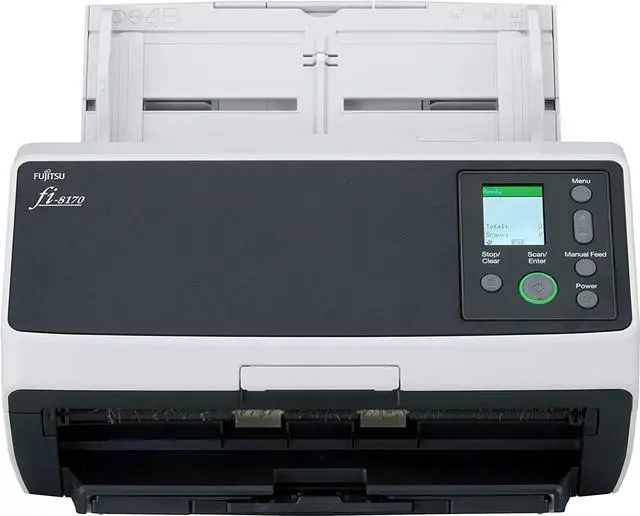 Alt view image 5 of 5 - Fujitsu Professional High Speed Large Format ADF/Manual Color Duplex Document Scanner FI8170 Up to 70 double sided- Network Enabled