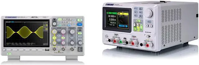 Main image of Siglent Technologies SDS1202X-E 200 mhz Digital Oscilloscope 2 Channels, Grey & SPD3303X-E Triple Output Power Supply