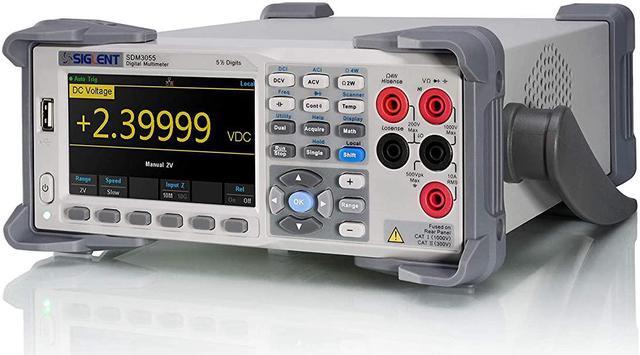 Alt view image 2 of 2 - Siglent Technologies SDM3055 5.5 Digit Digital Multimeter, White/Grey