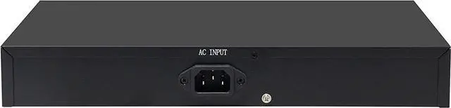 Alt view image 3 of 4 - 26 Port PoE Switch, 24 Port 10/100Mbps PoE+ Network Switch, Ethernet Switch Unmanaged with 2 Gigabit Uplink Ports, Up to 30W Per Port, High Power Total Budget 300W, 803.af/at Compliant, Rack Mount
