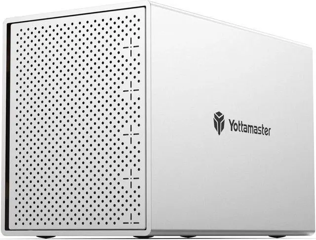 Main image of Aluminum Alloy 5 Bay 2.5/3.5 inch USB3.1 Type C External Hard Drive Enclosure SATAIII Support 5 x 16TB & UASP,Mac Style Designed for Personal Storage at Home&Office