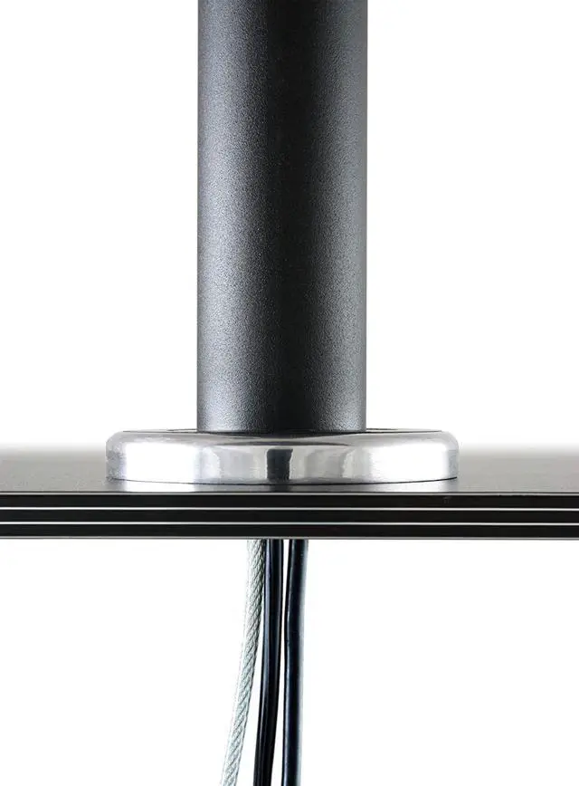 Alt view image 4 of 6 - Fixed Height POS Mount with Advanced Security Features and 75x75/100x100 VESA Support for Displays up to 44-Pound, Black