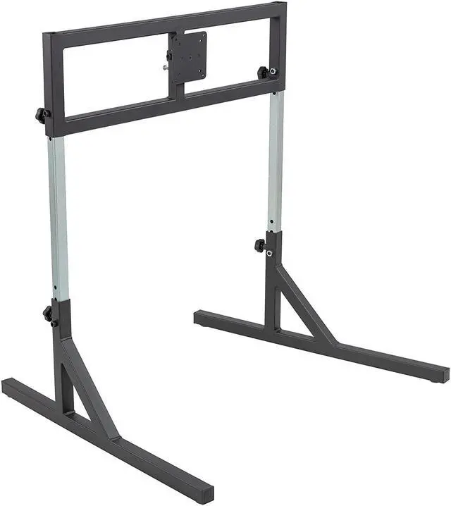 Main image of Monitor Mount Floor Stand for Racing and Flight Simulators Model LD | Up to 100x100mm VESA Mount or M4/M5 Hardware (Single Monitor Stand, Light Duty Mount Bracket)