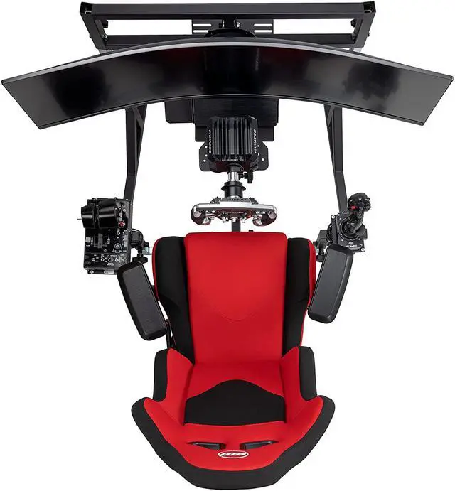 Alt view image 4 of 7 - Monitor Mount Floor Stand for Racing and Flight Simulators Model LD | Up to 100x100mm VESA Mount or M4/M5 Hardware (Single Monitor Stand, Light Duty Mount Bracket)