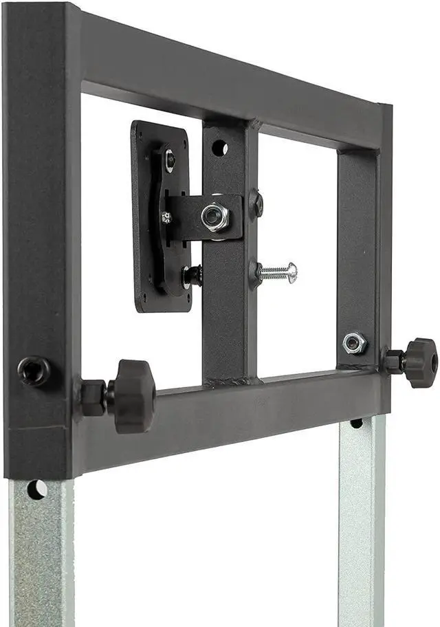 Alt view image 6 of 7 - Monitor Mount Floor Stand for Racing and Flight Simulators Model LD | Up to 100x100mm VESA Mount or M4/M5 Hardware (Single Monitor Stand, Light Duty Mount Bracket)