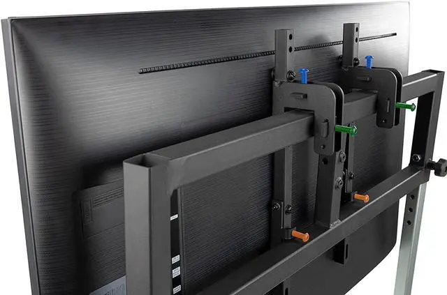 Alt view image 6 of 7 - Single Monitor and TV Floor Stand for Racing and Flight Simulators Model HD | Over 100x100mm VESA Mount or M6/M8 Hardware (Single Monitor or TV Stand, Heavy Duty Mount Bracket)