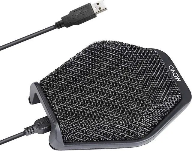 Main image of Conference USB Microphone for Computer Desktop and Laptop with 180° / 20' Long Pick up Range Compatible with Windows and Mac for Dictation, Recording, YouTube, Conference Call, Skype