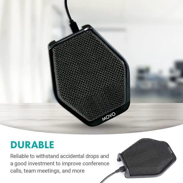 Alt view image 7 of 7 - Conference USB Microphone for Computer Desktop and Laptop with 180° / 20' Long Pick up Range Compatible with Windows and Mac for Dictation, Recording, YouTube, Conference Call, Skype