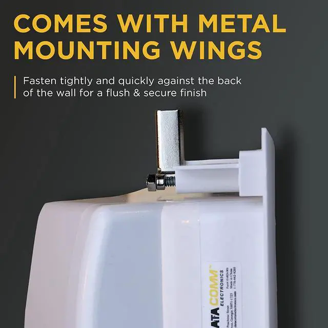 Alt view image 5 of 7 - Electronics In Wall Cable Management Kit With Duplex Power Outlet - Behind Wall TV Wire Kit Low Voltage In Wall Cord Concealer For Sleek TV Setup - Easy DIY without Electrician