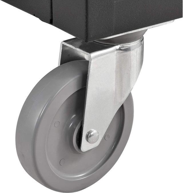 Alt view image 4 of 5 - Mobile Security LCD Computer Cabinet Enclosure, Black, 24-1/2"W x 22-1/2"D x 62-3/4"H
