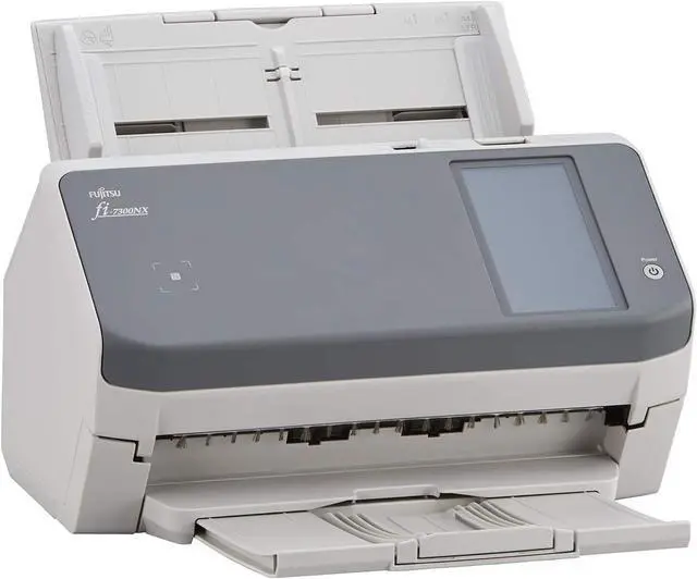 Alt view image 3 of 3 - Fujitsu fi7300NX Professional Network Enabled Document Scanner with Color Touchscreen