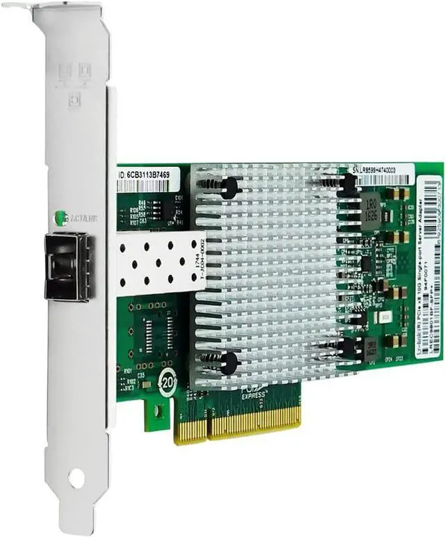 Alt view image 2 of 3 - 10Gb Network Card, Single SFP+ Port Ethernet Adapter, with Intel 82599EN, PCI-Express X8 NIC Support Windows Server/Linux/VMware, Compare to Intel X520-DA1