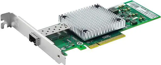 Main image of 10Gb Network Card, Single SFP+ Port Ethernet Adapter, with Intel 82599EN, PCI-Express X8 NIC Support Windows Server/Linux/VMware, Compare to Intel X520-DA1