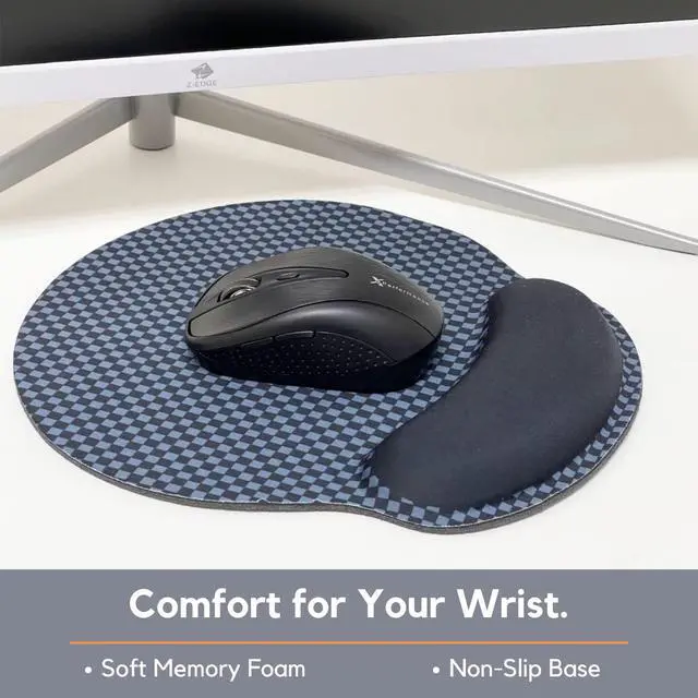 Alt view image 6 of 7 - 2.4G Wireless Mouse and Keyboard Combo - 3 in 1 Workflow Trio - 114 Key Cordless Keyboard and Mouse Combo with Mouse Pad - 10 Media Keys - Wireless Mouse Keyboard Combo for PC & Chrome
