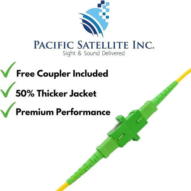 Alt view image 2 of 2 - Fiber Optic Patch Cable - Single Mode - SIMPLEX - OS1-9/125um (30M, SC/APC to SC/APC)