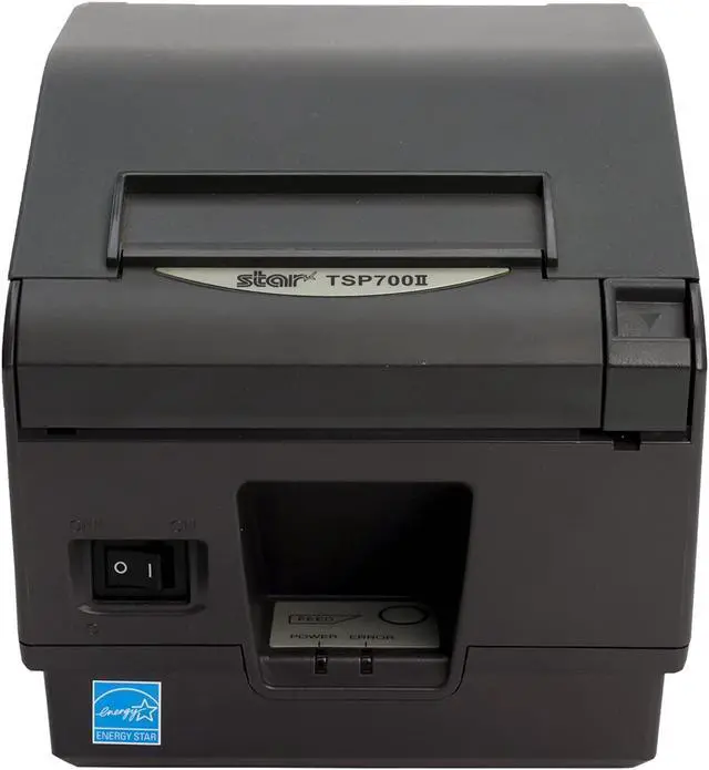 Alt view image 2 of 2 - Star Micronics TSP743IID Serial Thermal Receipt Printer with Auto-cutter - Gray
