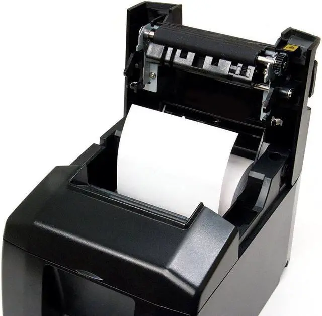 Alt view image 3 of 3 - Star Micronics TSP654IICLOUDPRNT USB / Ethernet (LAN) Thermal Receipt Printer with CloudPRNT, Cutter, and External Power Supply - Gray