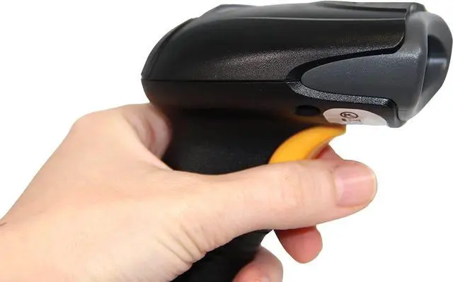 Alt view image 4 of 4 - Star Micronics Handheld Wired Barcode Scanner, USB Cable Connectivity, 1D/2D Imager, Black, Stand Included, mC-Print and mPOP Compatible, IP42