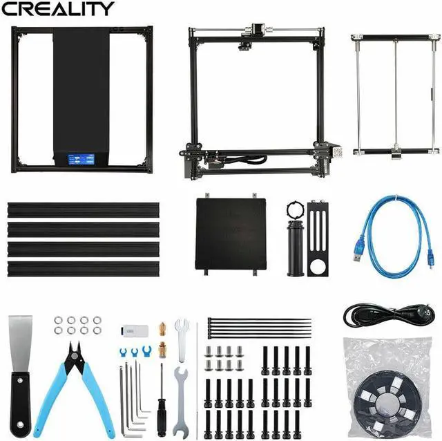 Alt view image 5 of 6 - Original Creality Large Size Ender-5 Plus 350X350X400mm 3D Printer DIY