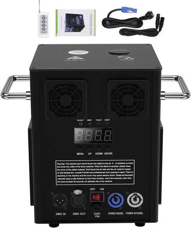 Alt view image 4 of 7 - 530W DMX Cold Spark Machine Indoor/Outdoor Firework Stage Wedding Party 5-16ft