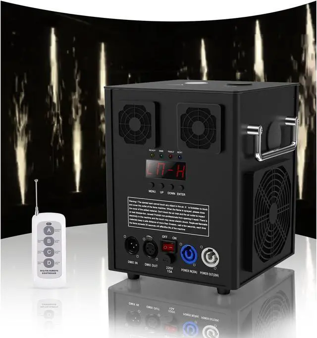 Alt view image 2 of 7 - 530W DMX Cold Spark Machine Indoor/Outdoor Firework Stage Wedding Party 5-16ft