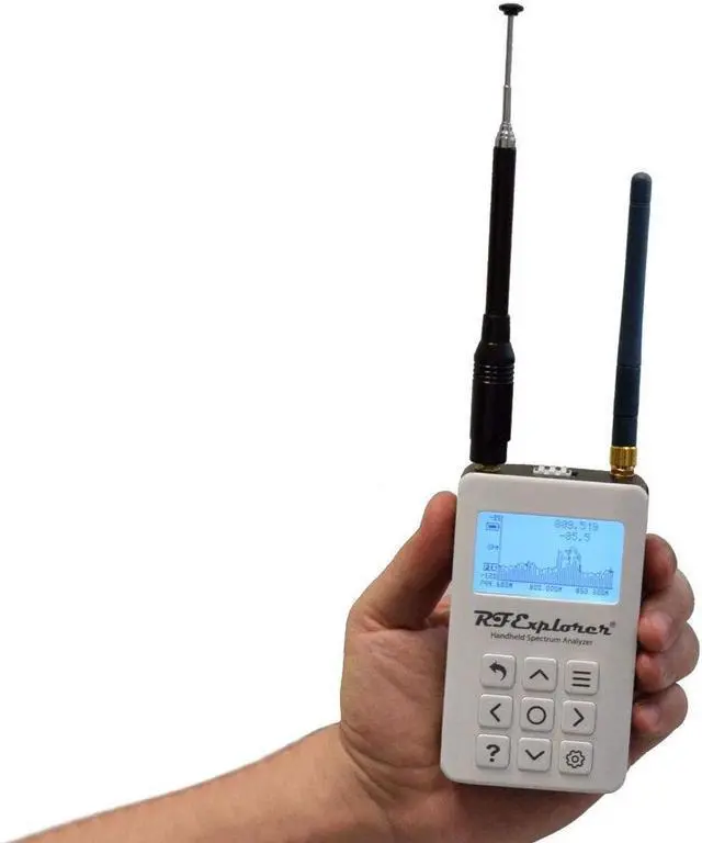 Alt view image 3 of 3 - RF Explorer Digital Handheld Spectrum Analyzer 6G Combo Plus - Slim