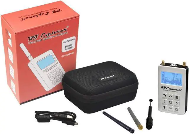 Main image of RF Explorer Digital Handheld Spectrum Analyzer 6G Combo Plus - Slim