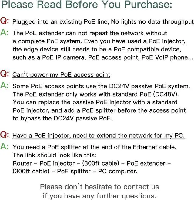Alt view image 3 of 7 - Waterproof Direct Burial PoE Extender, Ethernet Extension Breaking 100m Distance Limit, IEEE 802.3af/at/bt, PoE+, Plug and Play