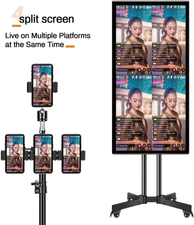 Alt view image 7 of 7 - Smart Board, 49 Inch Digital Electronic Whiteboard and Smartboard for Classroom, Screen Mirroring from for Live Streaming, Digital Signage Displays and Player for Advertising(Board Only)