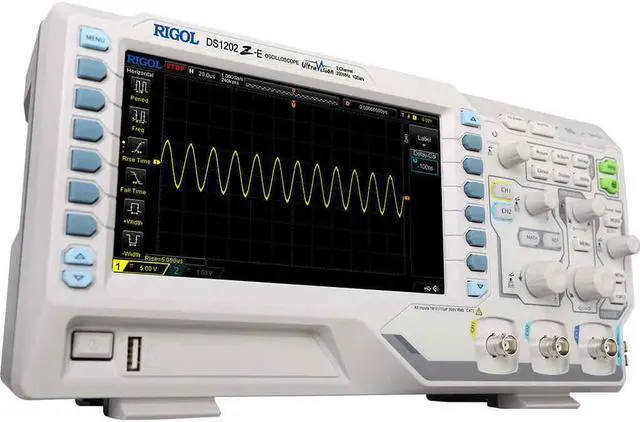 Alt view image 2 of 3 - Rigol DS1202Z-E - Two Channel / 200 MHz Digital Oscilloscope