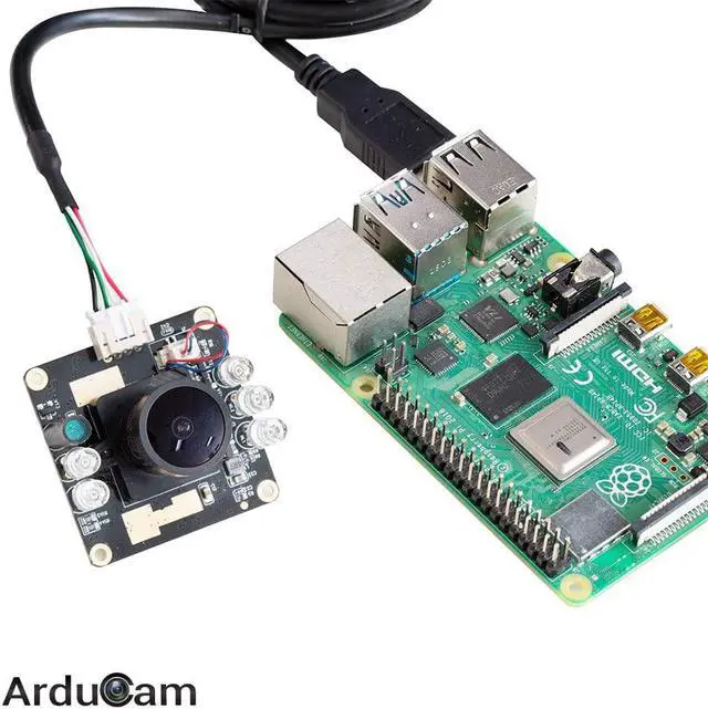 Alt view image 5 of 6 - 1080P Day & Night Vision USB Camera for Computer, 2MP Automatic IR-Cut Switching All-Day Image USB2.0 Webcam Board with IR LEDs for Windows, Linux, Android and Mac OS