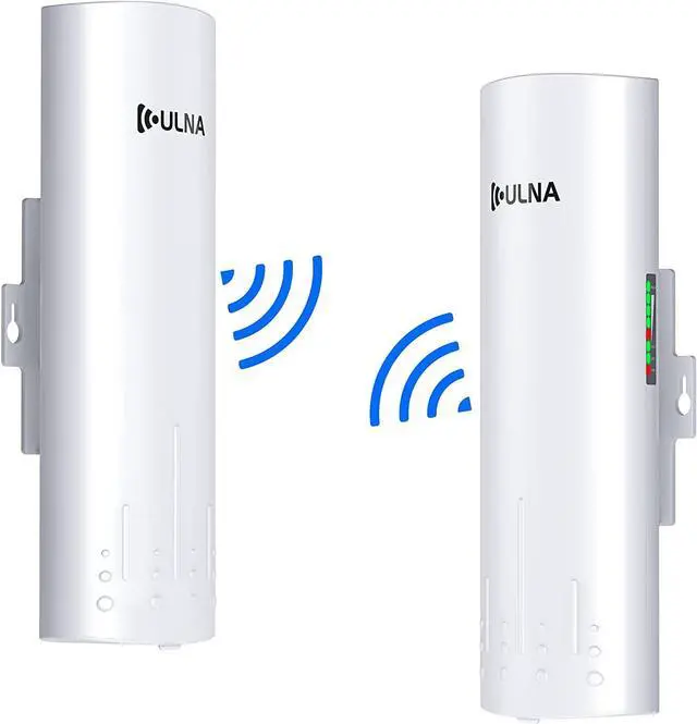 Main image of Gigabit Wireless Bridge Point to Point Outdoor, 5.8G 1Gbps WiFi Bridge CPE with 16dBi High-gain Antenna, Long Range Up to 3km, 27dBm, 24V POE Power, Ip65 Waterproof, 2-Pack