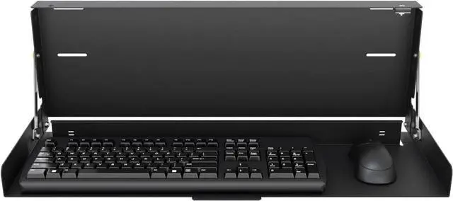 Alt view image 2 of 2 - Full Keyboard Tray Wallmount Keyboard Tray for Full-Size Keyboards