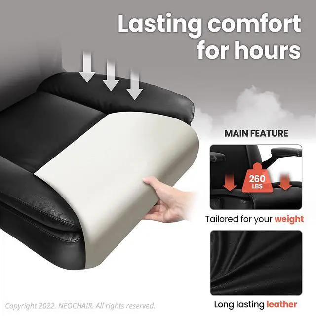 Alt view image 2 of 7 - Office Chair Adjustable Desk Chair Mid Back Executive Desk Comfortable PU Leather Chair Ergonomic Gaming Chair Back Support Home Computer Desk with Flip-up Armrest Swivel Wheels (Jet Black)