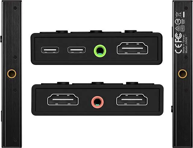 Alt view image 7 of 7 - j5create Live Video Capture Card JVA06- Dual HDMI to USB-C, Supports 1080p 60Hz Video and Audio Recording, Power Delivery 60W Pass Through, Ideal for PC Xbox Playstation Android Game Live Streaming