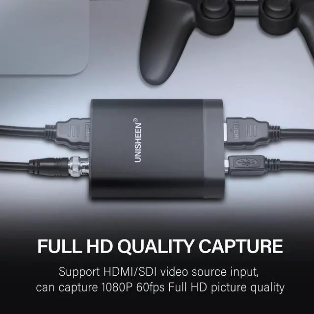 Alt view image 5 of 7 - USB 3.0 HDMI SDI Video Capture Card, Broadcast Game Live Stream, HDMI to USB 3.0 Dongle HD 1080P Live Streaming Video Game Grabber Converter Free Driver