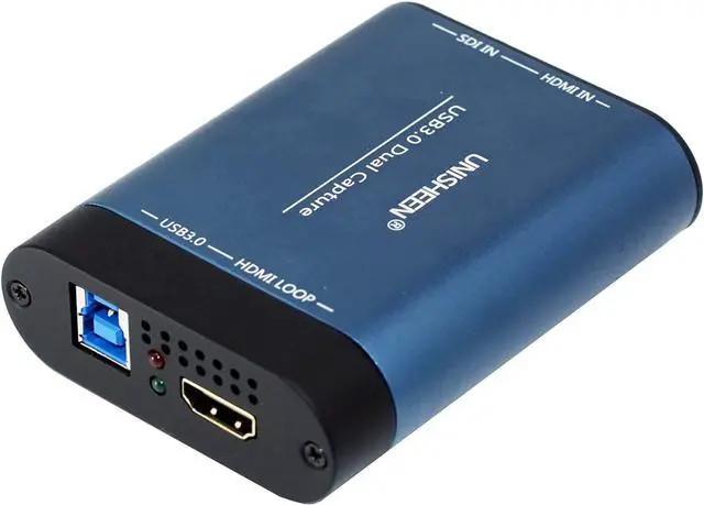 Alt view image 2 of 7 - USB 3.0 HDMI SDI Dual Input Capture Card, Video Broadcast Game Live Stream, HDMI to USB 3.0 HD 1080P Live Streaming Video Grabber Converter