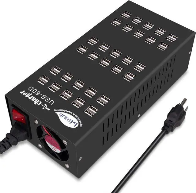 Main image of 60 Ports USB Charging Station with Intelligent Protection,Multi Port USB Charging Sstation Organizer for Hotel School Shopping Malls