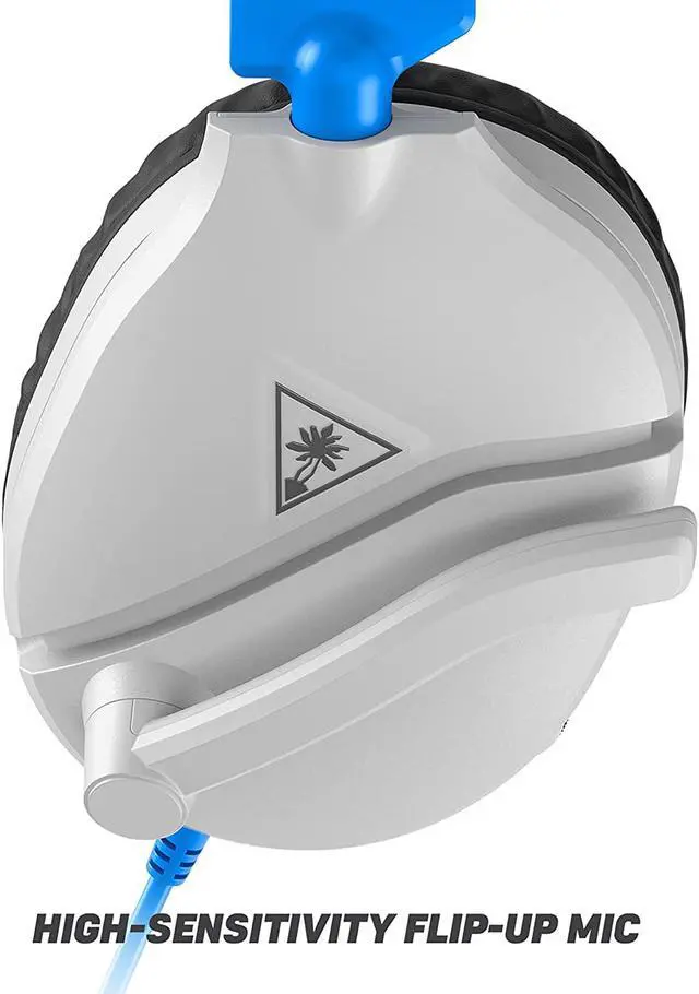 Alt view image 3 of 7 - Turtle Beach Recon 70 PlayStation Gaming Headset for PS5, PS4, Xbox Series X/ S, Xbox One, Nintendo Switch, Mobile, & PC with 3.5mm - Flip-to-Mute Mic, 40mm Speakers, 3D Audio  White