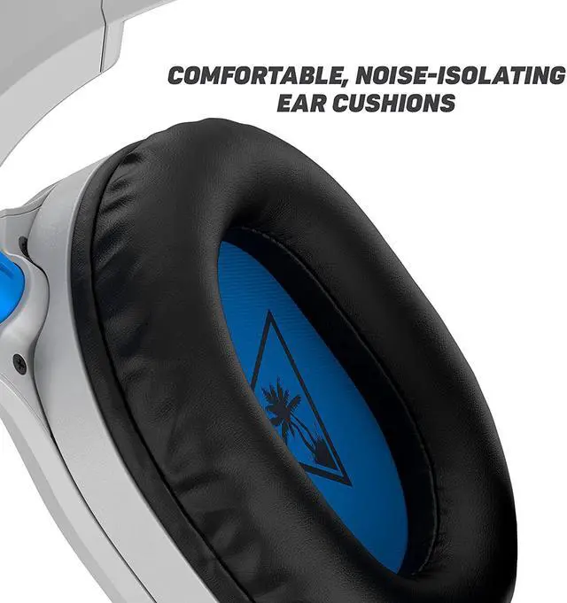 Alt view image 5 of 7 - Turtle Beach Recon 70 PlayStation Gaming Headset for PS5, PS4, Xbox Series X/ S, Xbox One, Nintendo Switch, Mobile, & PC with 3.5mm - Flip-to-Mute Mic, 40mm Speakers, 3D Audio  White
