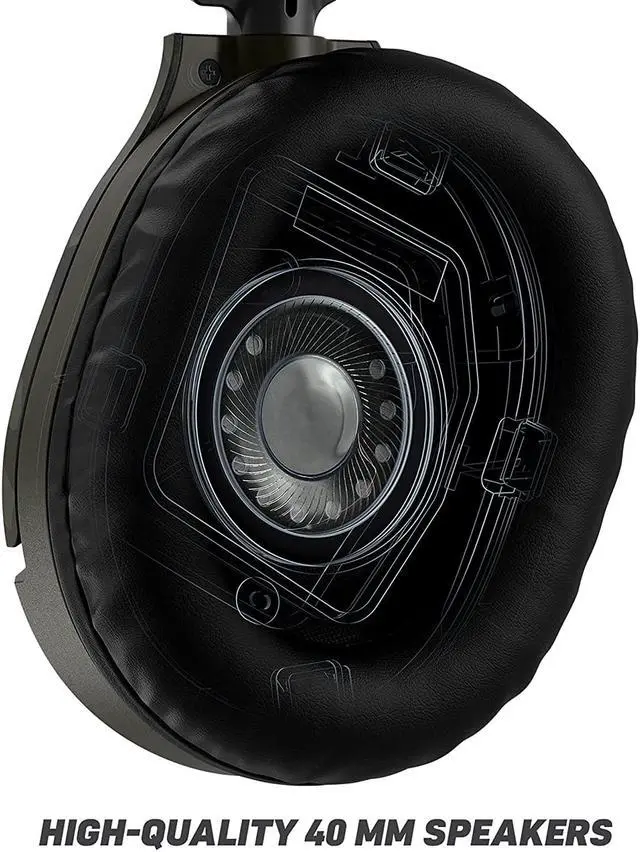 Alt view image 3 of 7 - Turtle Beach Recon 70 Multiplatform Gaming Headset for Xbox Series X/ S, Xbox One, PS5, PS4, PlayStation, Nintendo Switch, Mobile,& PC with 3.5mm-Flip-to-Mute Mic, 40mm Speakers-Green Camo